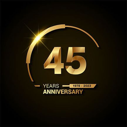 45 years - Anniversary